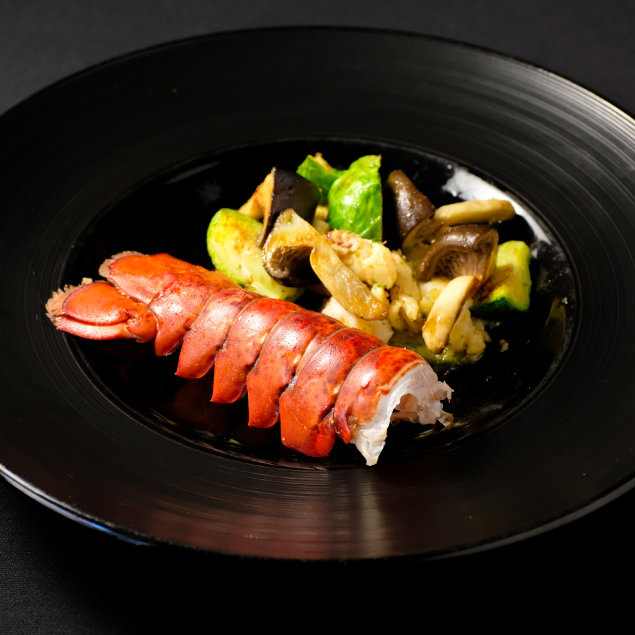 オマール海老のガーリックバター焼き