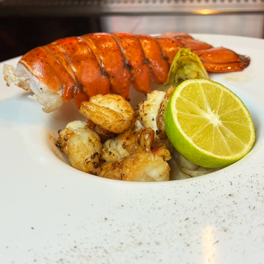 オマール海老 鉄板焼き