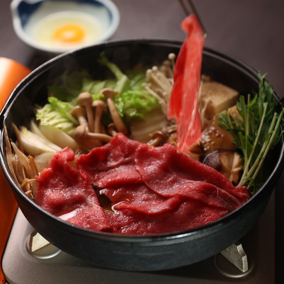 神戸牛食べ比べ すき焼き・しゃぶしゃぶ 贅沢コース