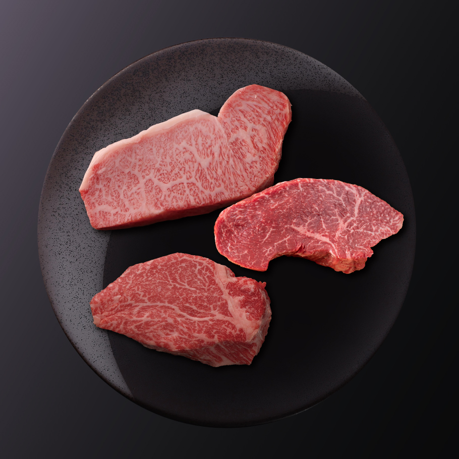 A5ランク神戸牛 3種食べ比べセット　全5品