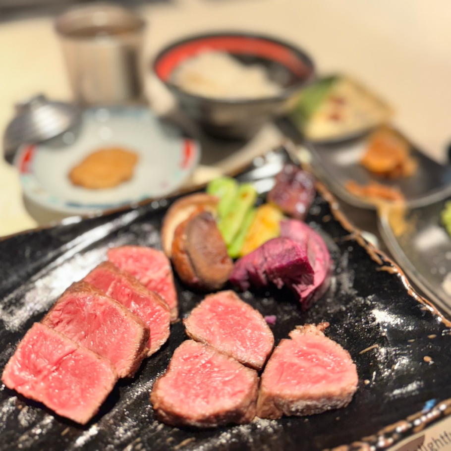 ≪期間限定≫和牛のステーキ＆秋田を堪能できる特別コース 全7品 3,080円