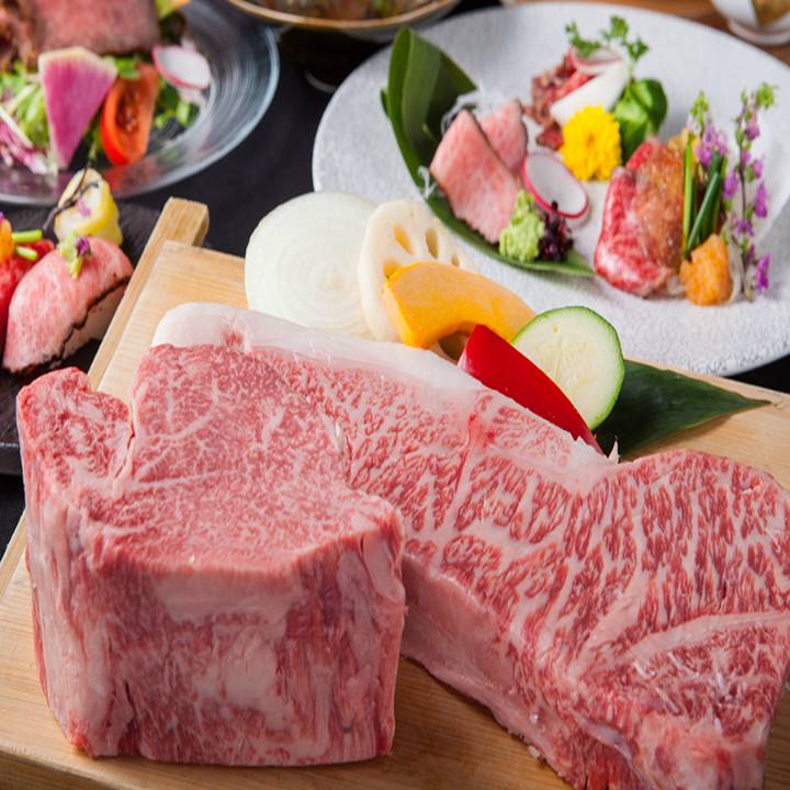 【期間限定！神戸牛サーロインフェア】絶品肉寿司、神戸牛ステーキ2種食べ比べなど全8品