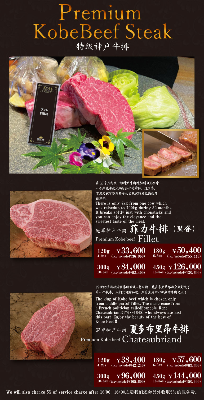 神戸牛ステーキ