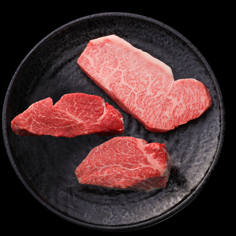 神戸牛ステーキ 3食べ比べ≪GOLD≫