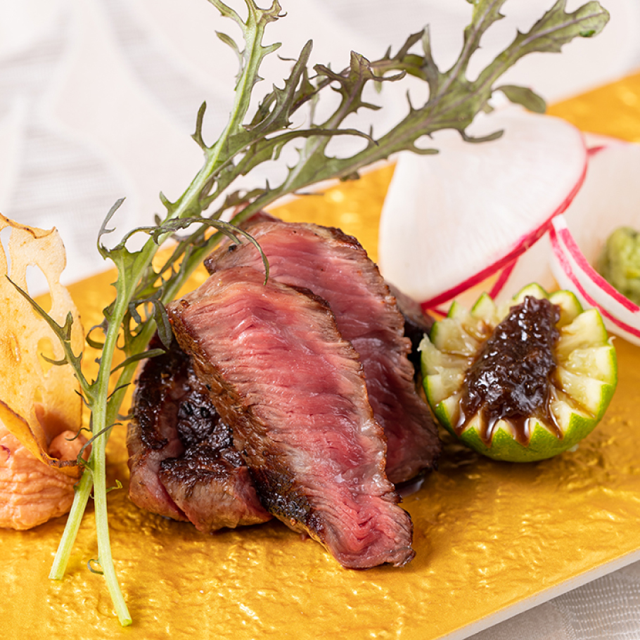 【大阪・難波で楽しむ神戸牛鉄板焼き】神戸牛お試し鉄板焼きコース　全7品