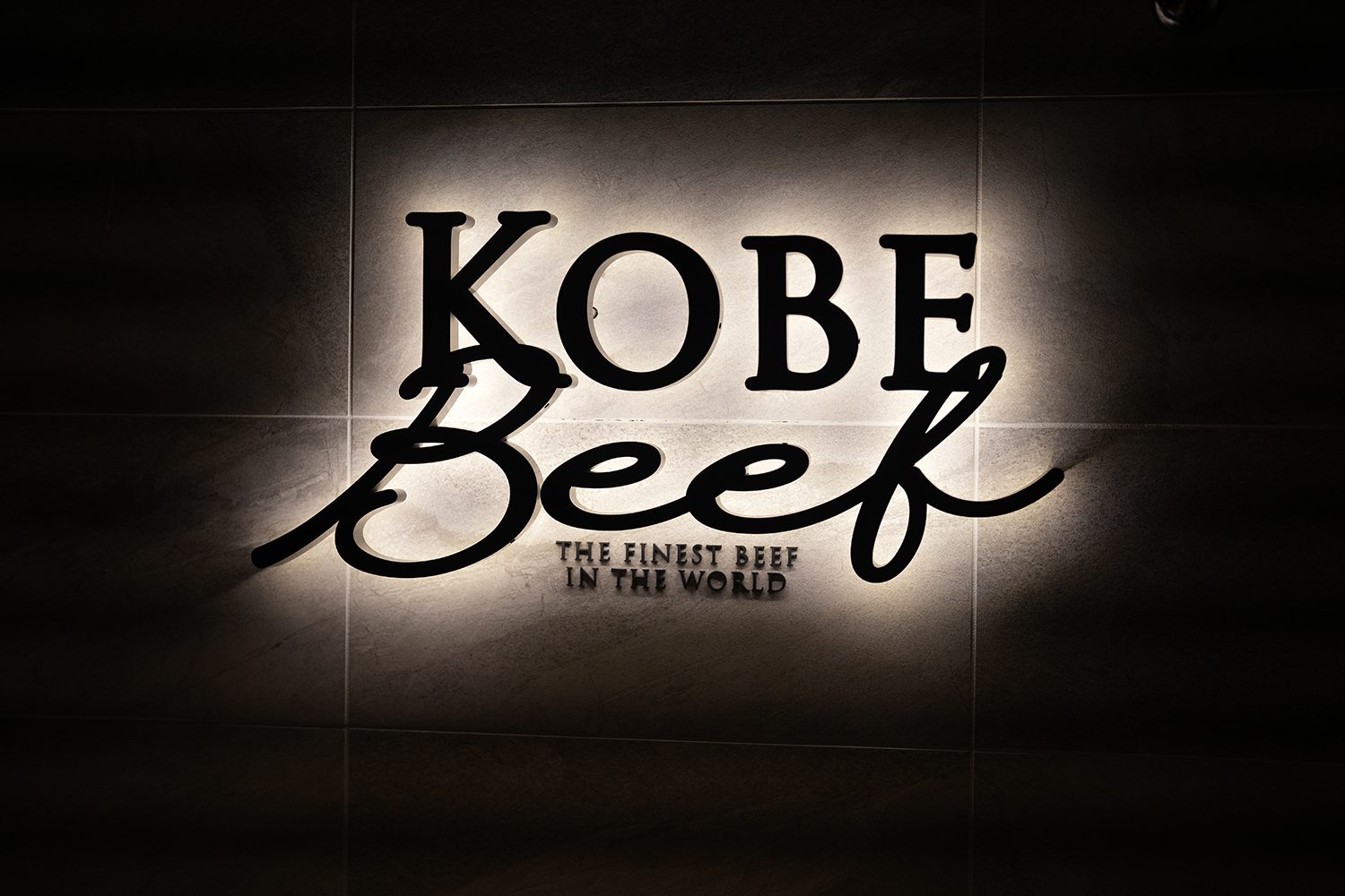 KOBE Beef sign