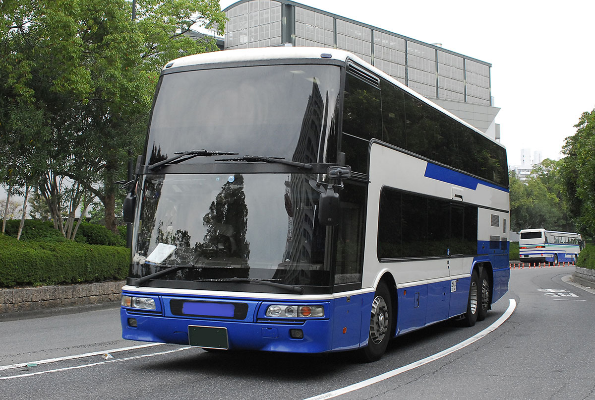 団体バスからの最短移動