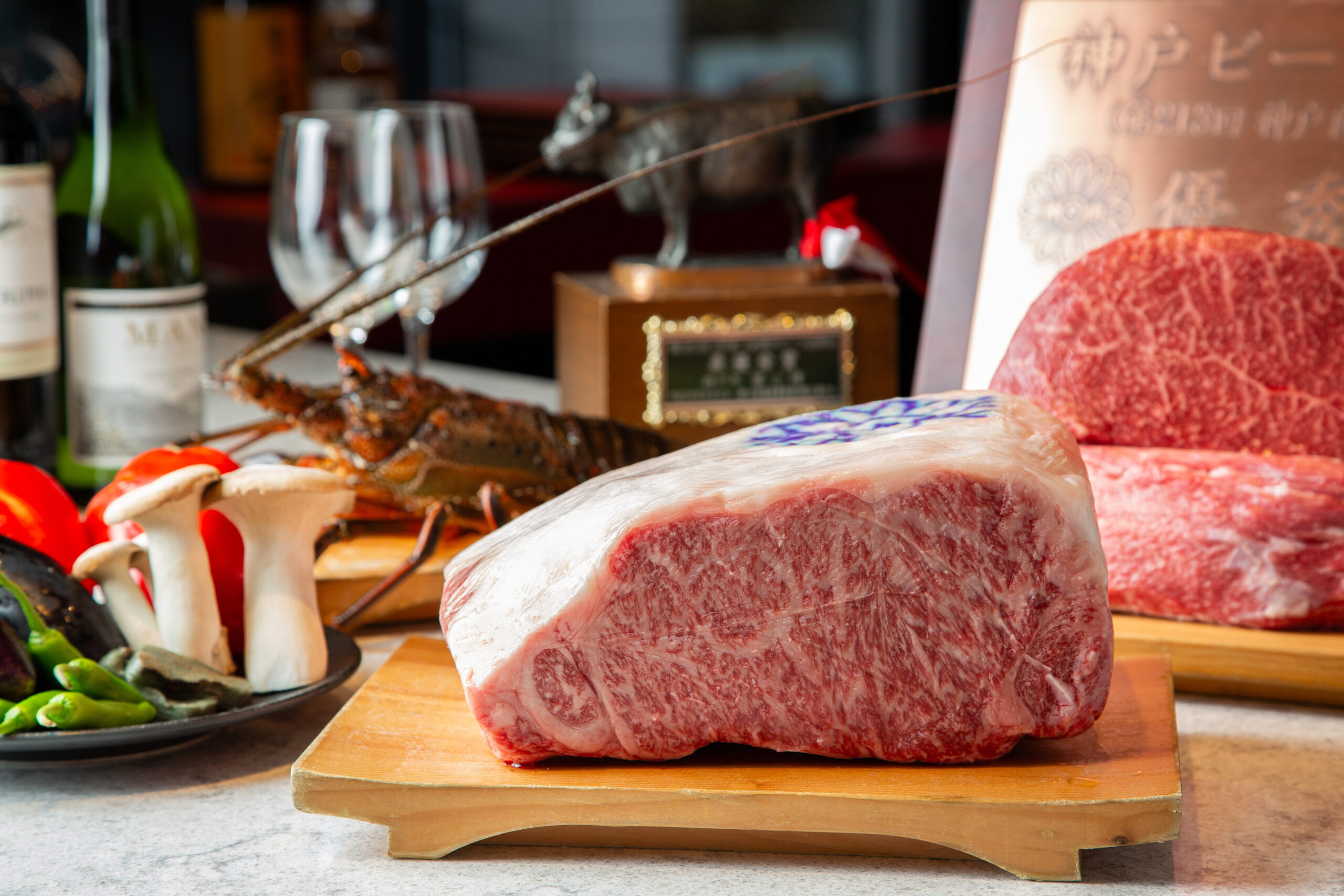 Authentic A5-Grade Kobe Beef, One of the Largest Handling Volumes