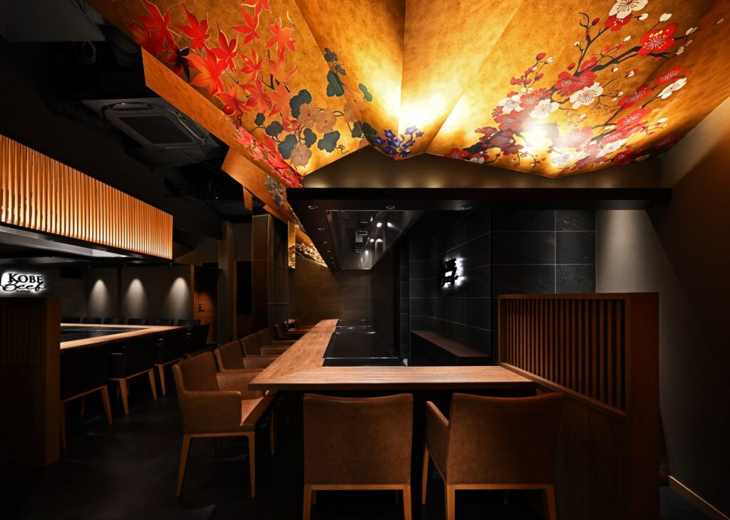 Inside Kobe Beef Teppanyaki Kishokichi Sankita Street