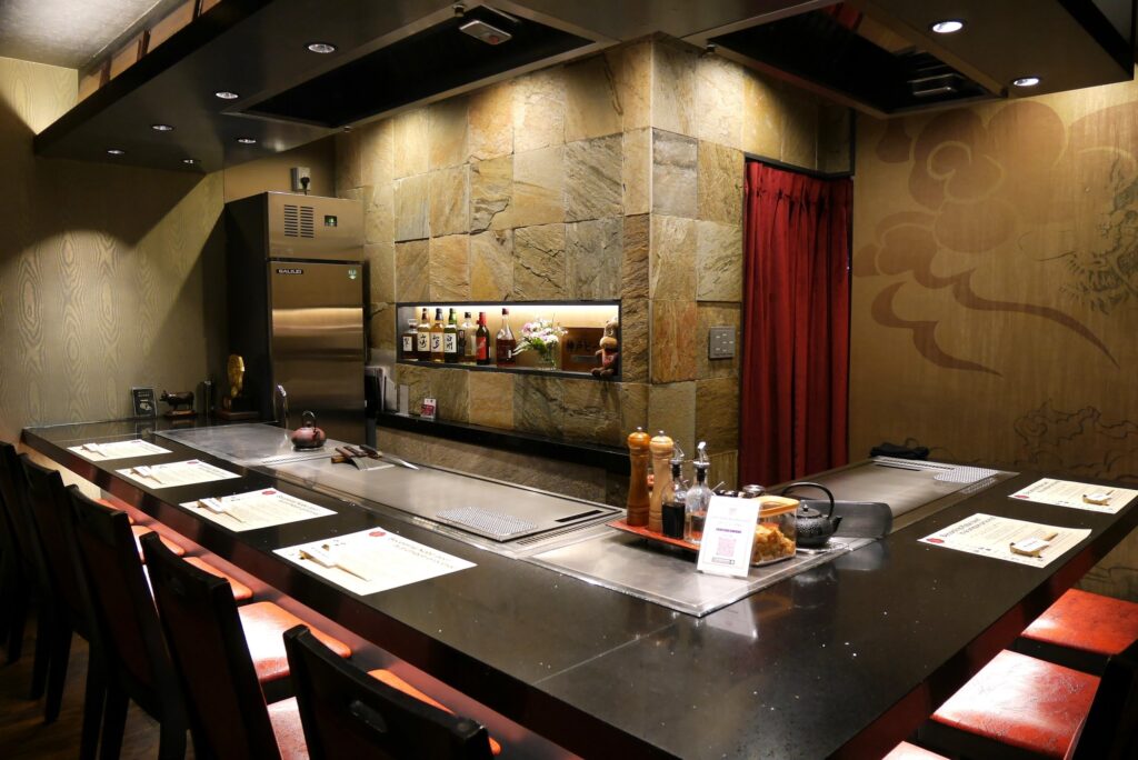 Inside Kobe Beef TANRYU Sannomiya Store