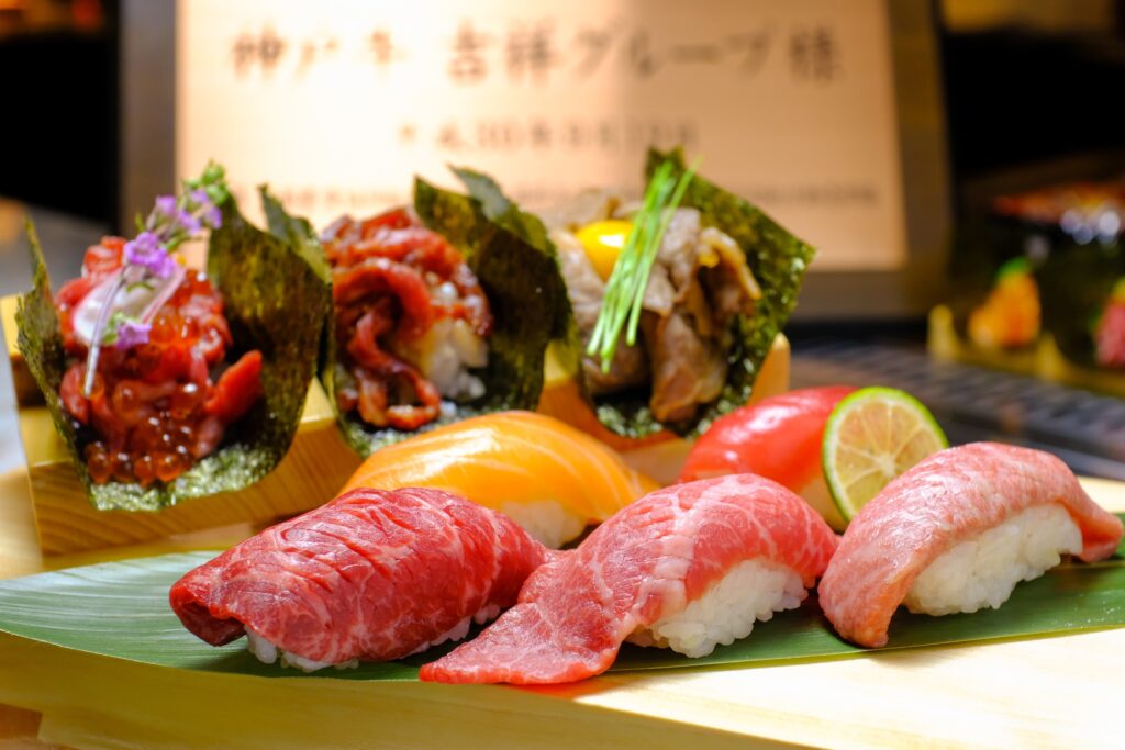 Inside Kobe Beef Wanomiya Kuromon Minami Branch