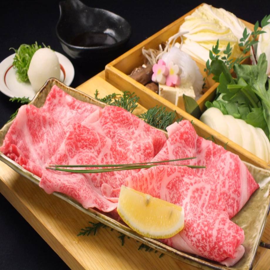 【メインをおなかいっぱいセット 】神戸牛赤身200gを使用！しゃぶしゃぶorすき焼きをご堪能 12,870円⇒特別価格6,600円(税込)