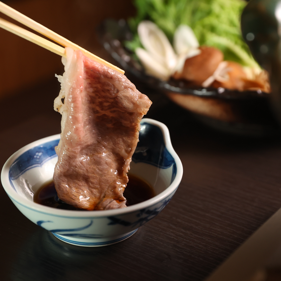 【おなかいっぱい！】神戸牛赤身200gを使用！満福(まんぷく)しゃぶしゃぶセット　全4品