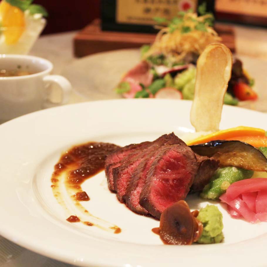 当日OK!【ご予約限定ランチ】A5ランク神戸牛「ありがとう」サンキューコース　3,900円(税込)