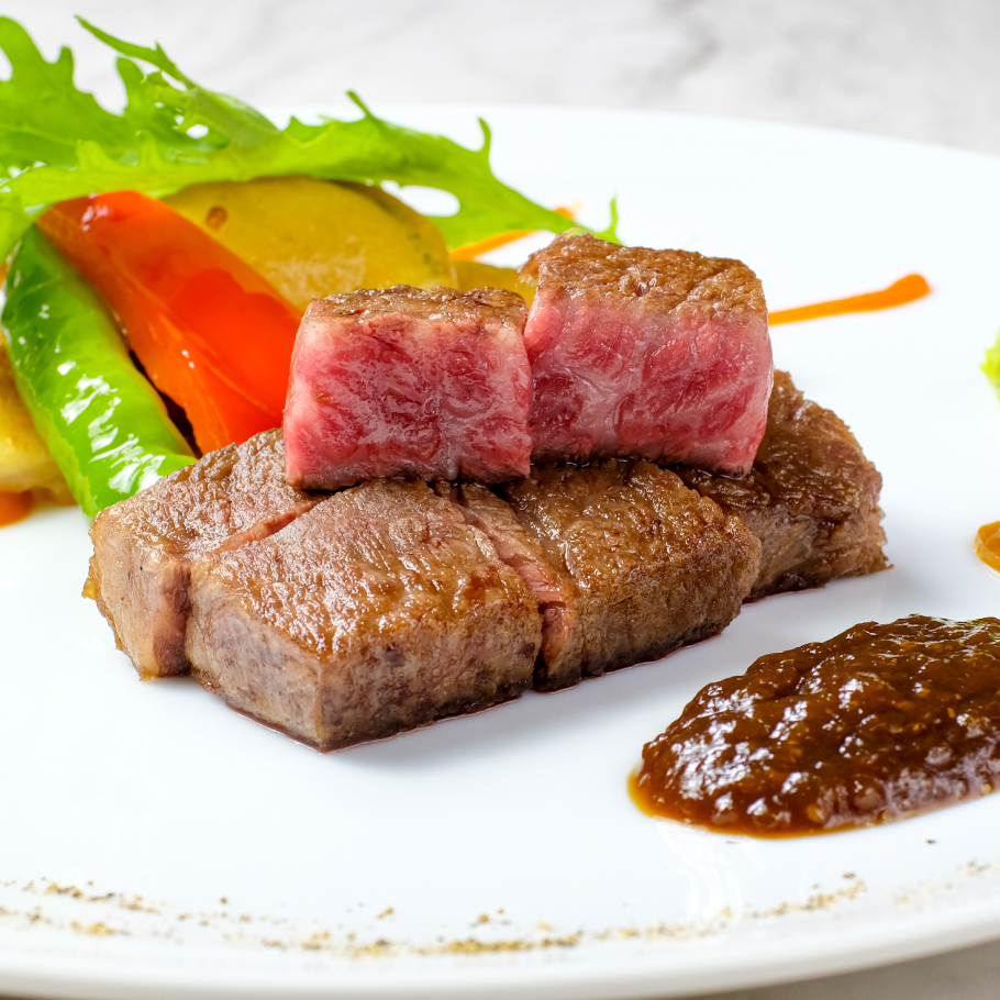 【神戸牛希少部位2種食べ比べコース】